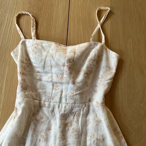 Reformation Starfruit Linen Dress 6
